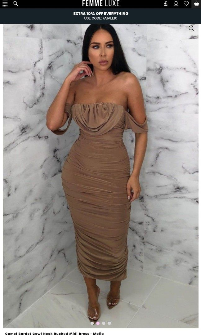 Bardot diana deals midi dress