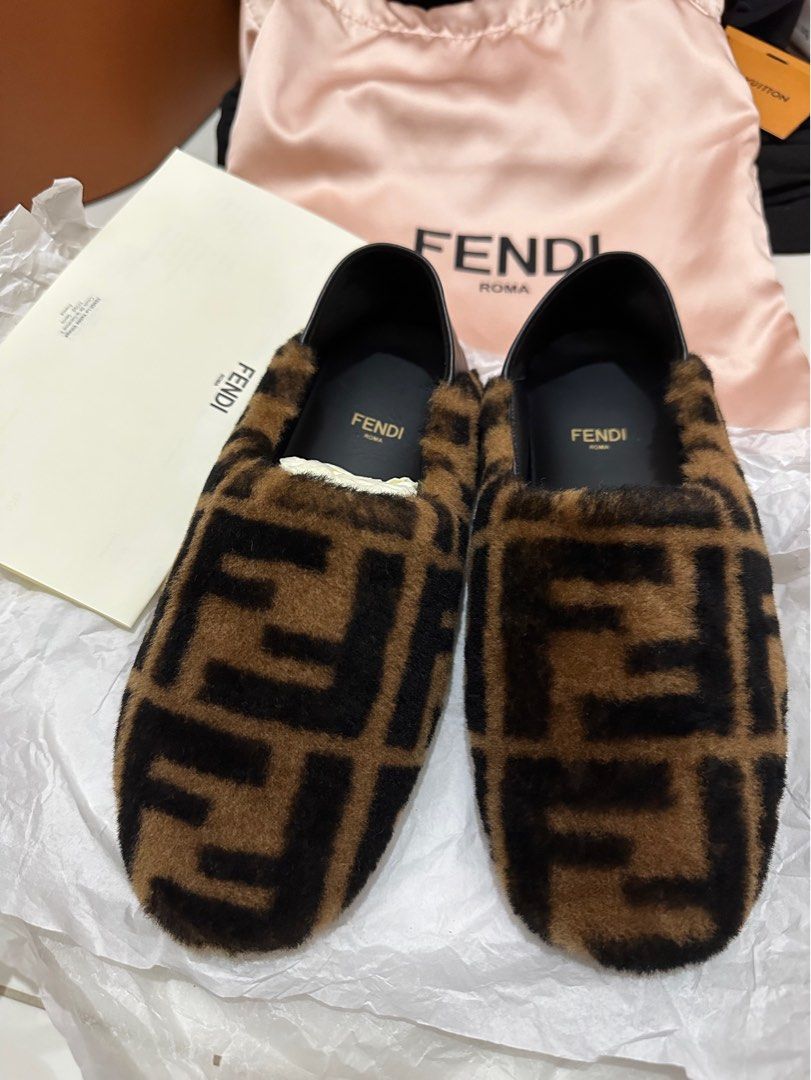 Fendi fur sneakers online