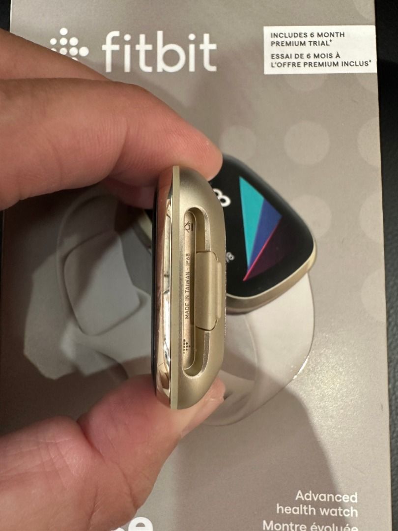 柏格納】Fitbit sense FB512 智慧型手錶月光白#二手智慧型手錶#大里