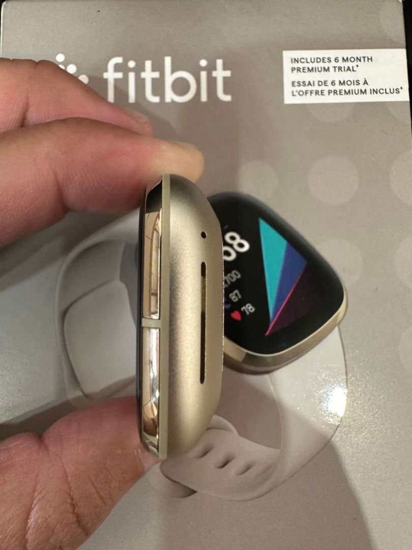 柏格納】Fitbit sense FB512 智慧型手錶月光白#二手智慧型手錶#大里