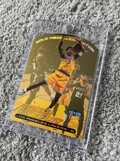 Fleer ultra gold Kobe Bryant 小飛俠 曼巴 金版 die cut laker 湖人 LA 8 24 nba