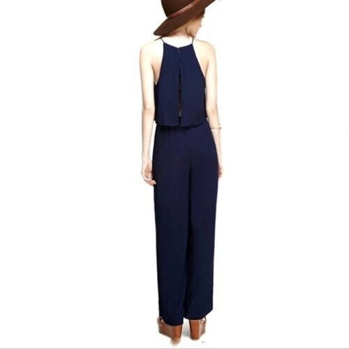 Navy blue jumpsuit forever 21 discount