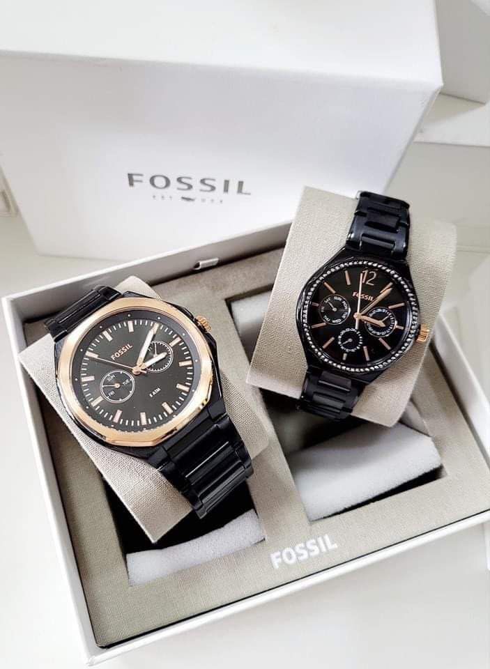 FOSSIL COUPLE WATCH on Carousell