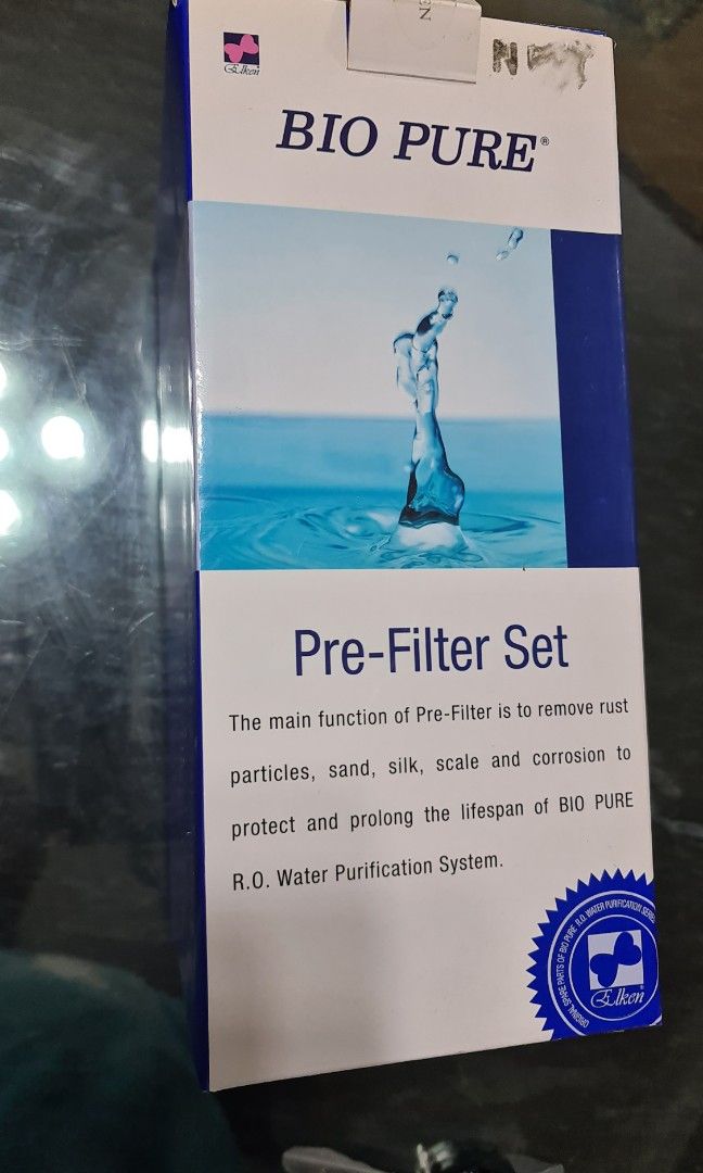Free Elken BioPure water filter set, Furniture & Home Living