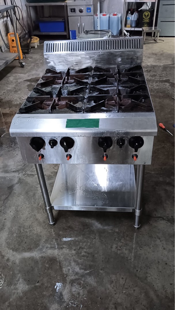 (Free delivery and warranty) berjaya 4 open burner City gas/ 4 open ...