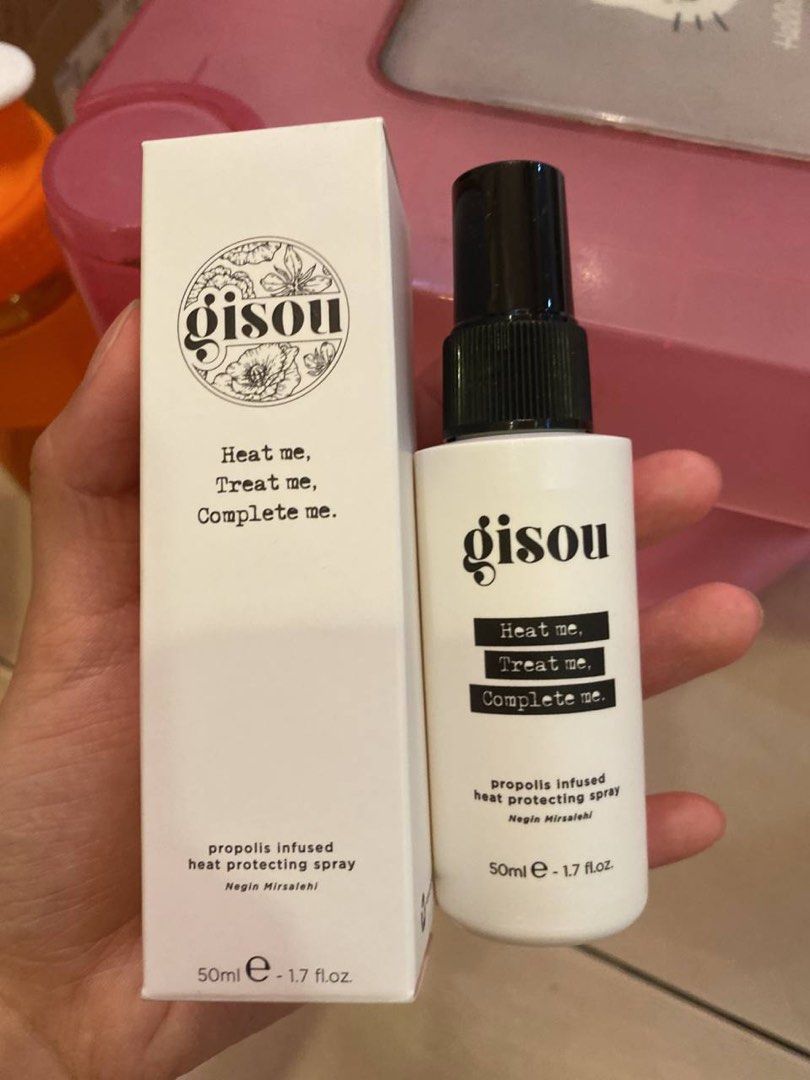 [freepos] Gisou Heat Protecting Spray, Beauty & Personal Care, Hair on Carousell