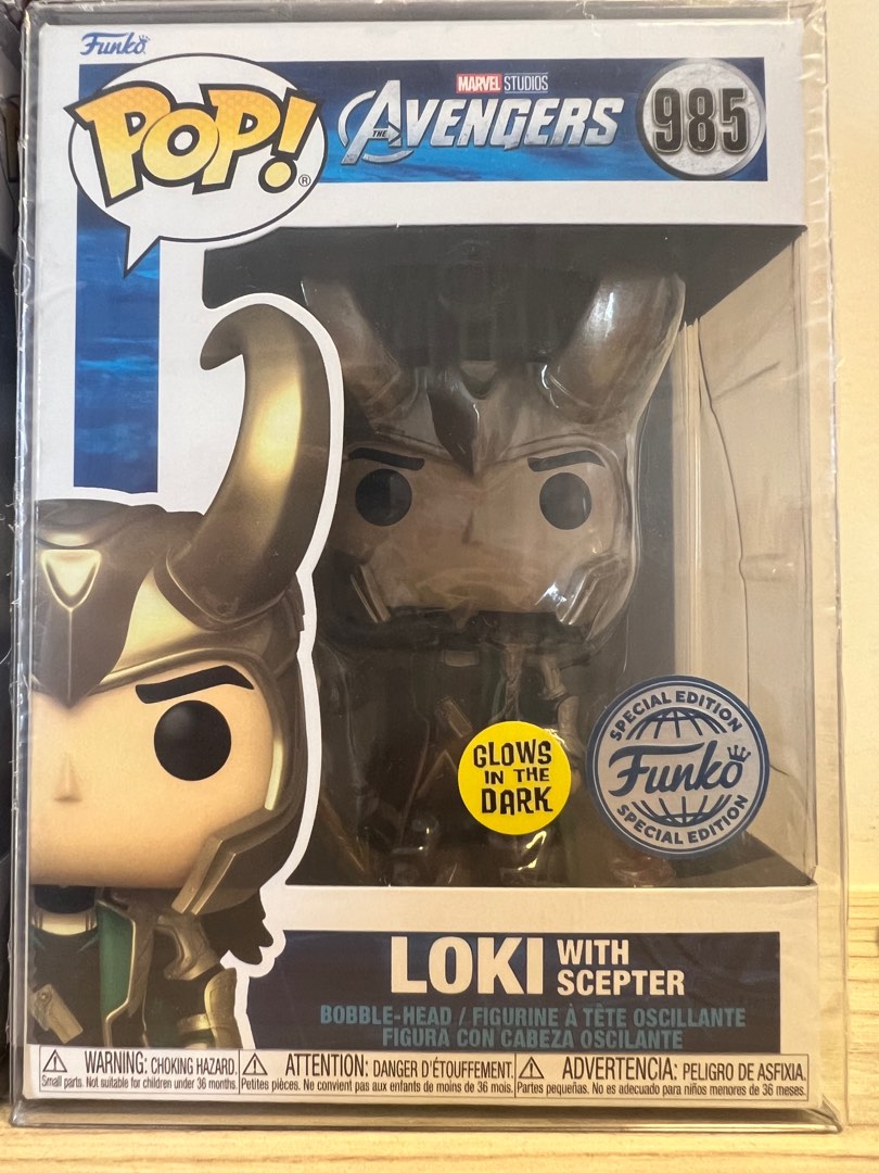 Funko Pop #985 Loki with Scepter, Hobbies & Toys, Toys & Games on Carousell