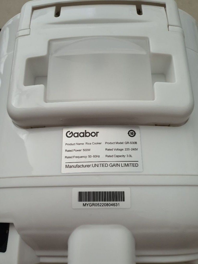 Gaabor Rice Cooker, TV & Home Appliances, Kitchen Appliances, Cookers