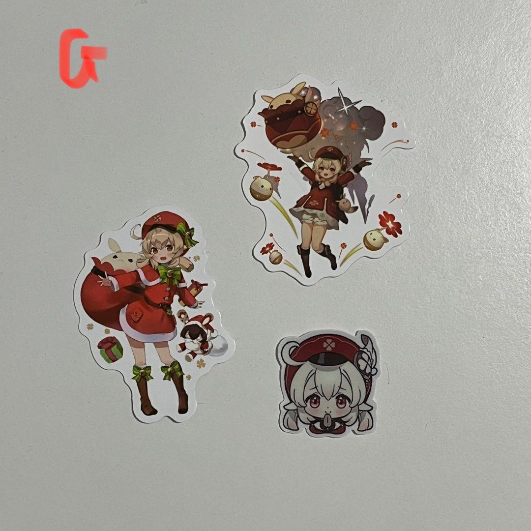 Genshin Impact Klee Stickers, Hobbies & Toys, Memorabilia ...