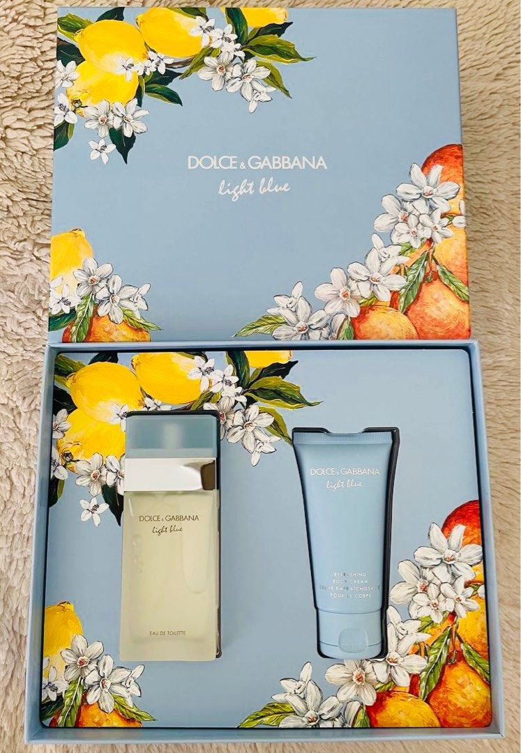 Dolce & gabbana light blue women's gift set best sale