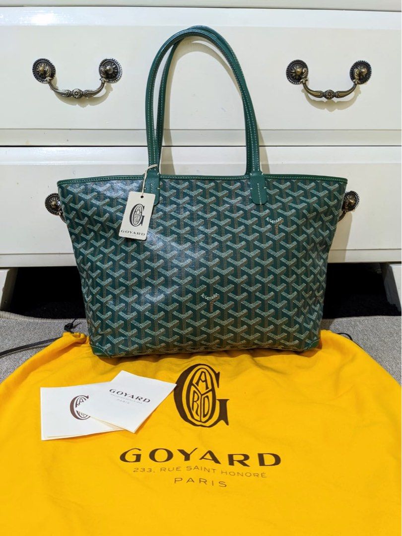 Goyard artois pm black/black 2017 with dustbag, Barang Mewah, Tas & Dompet  di Carousell