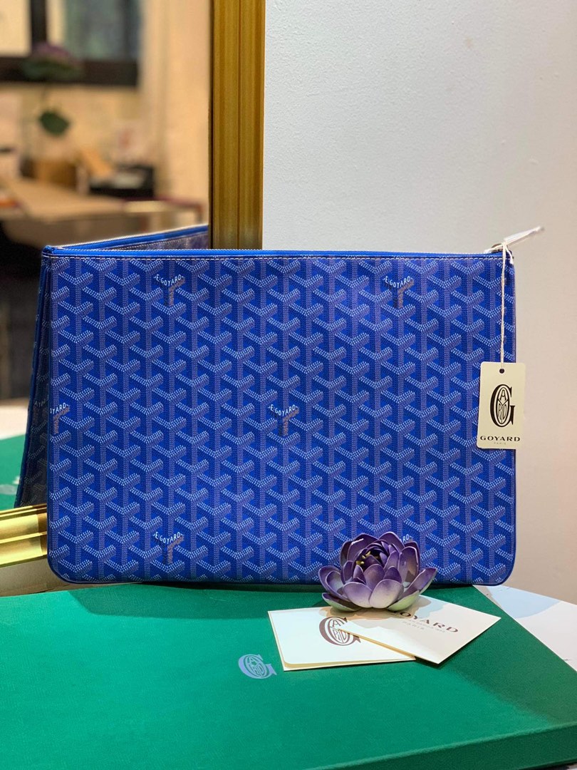 Goyard discount blue pouch