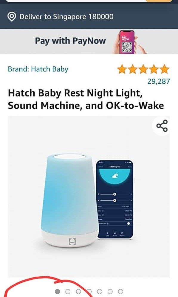 Rest night light and sound machine top