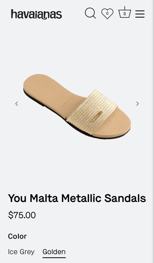 Golden You Malta Metallic Sandals