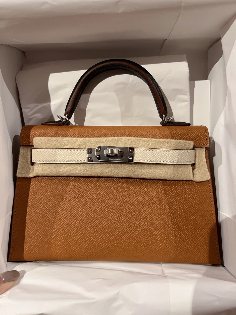 Hermes Kelly 20 tricolor, Luxury, Bags & Wallets on Carousell