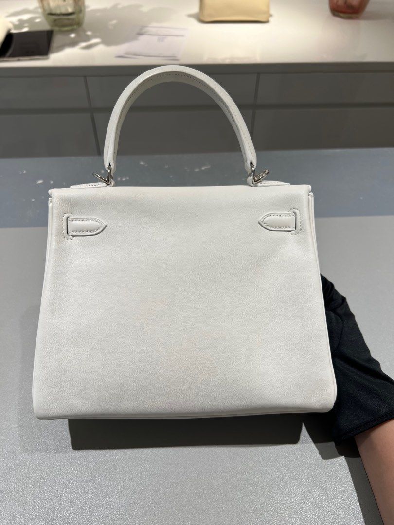 White hermes kelly cheap