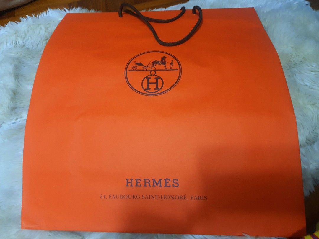 Hermes Paper Bag (Original), Luxury, Accessories on Carousell