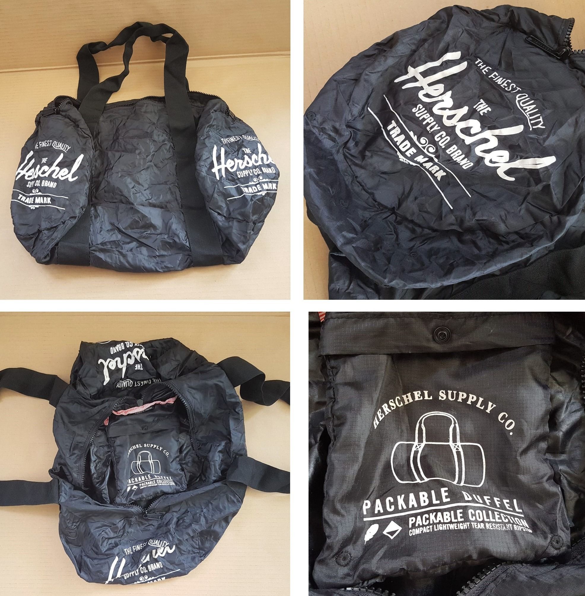 Herschel foldable duffle bag clearance