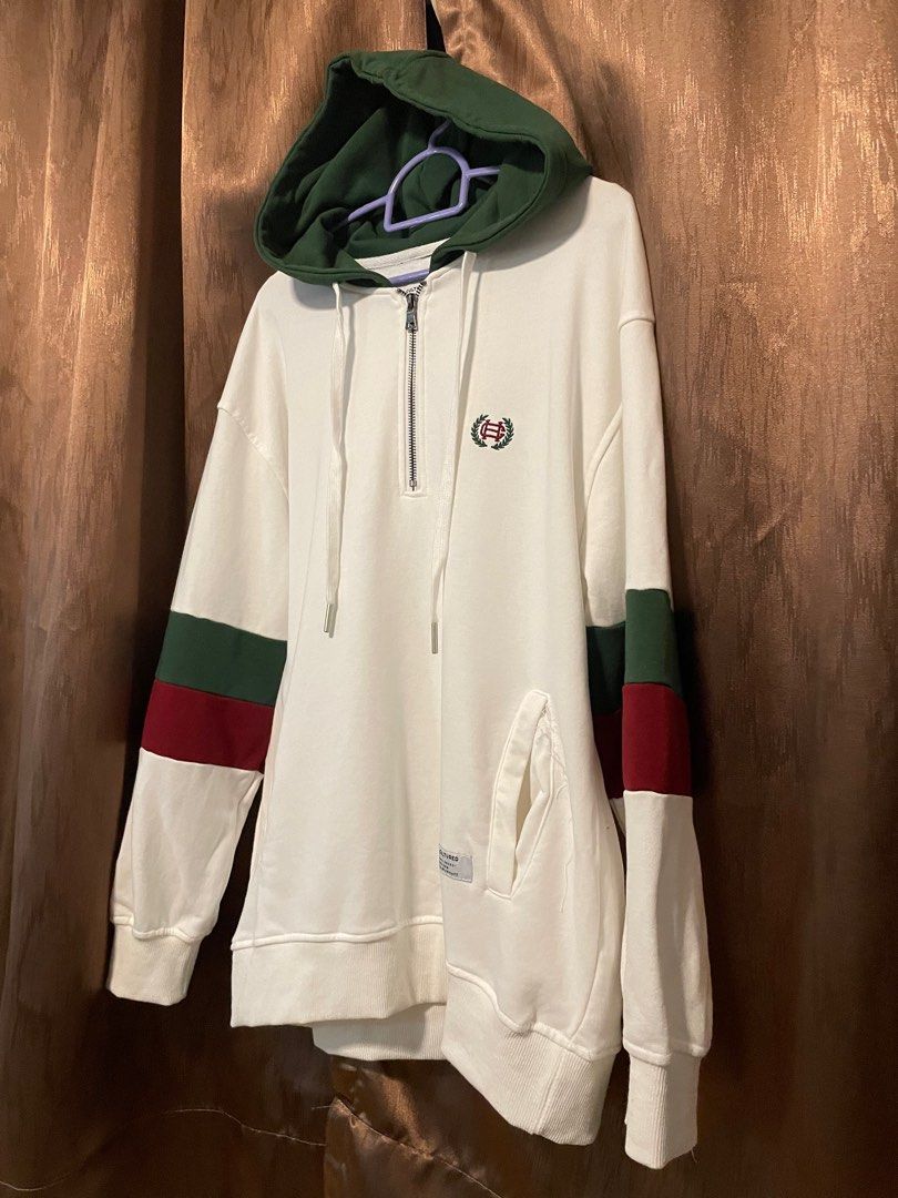 Half top color hoodie