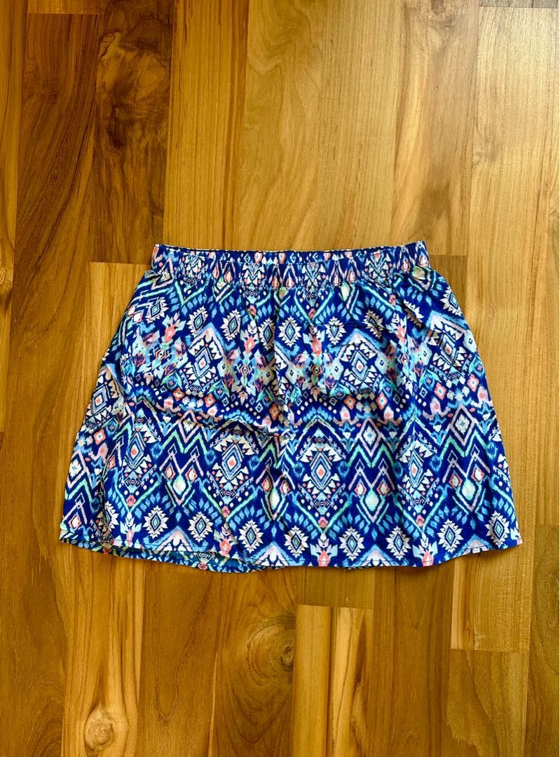 H&m patterned top jersey skirt