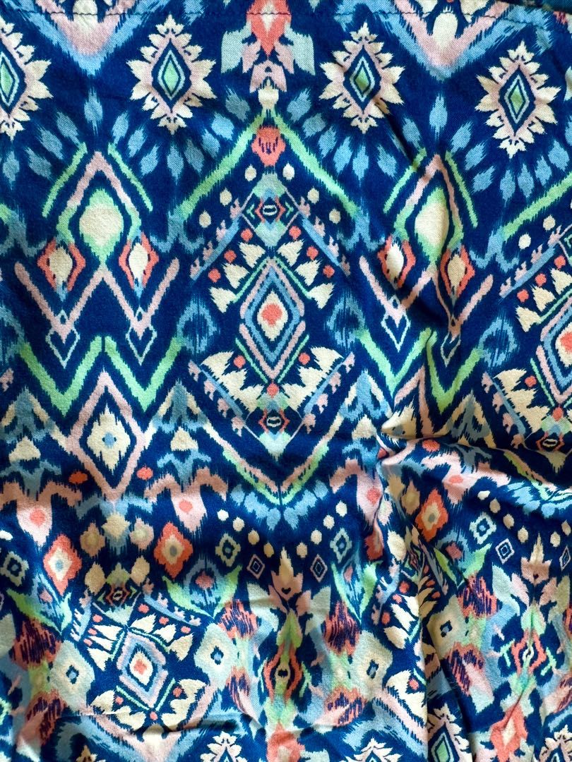 H&m patterned jersey skirt top