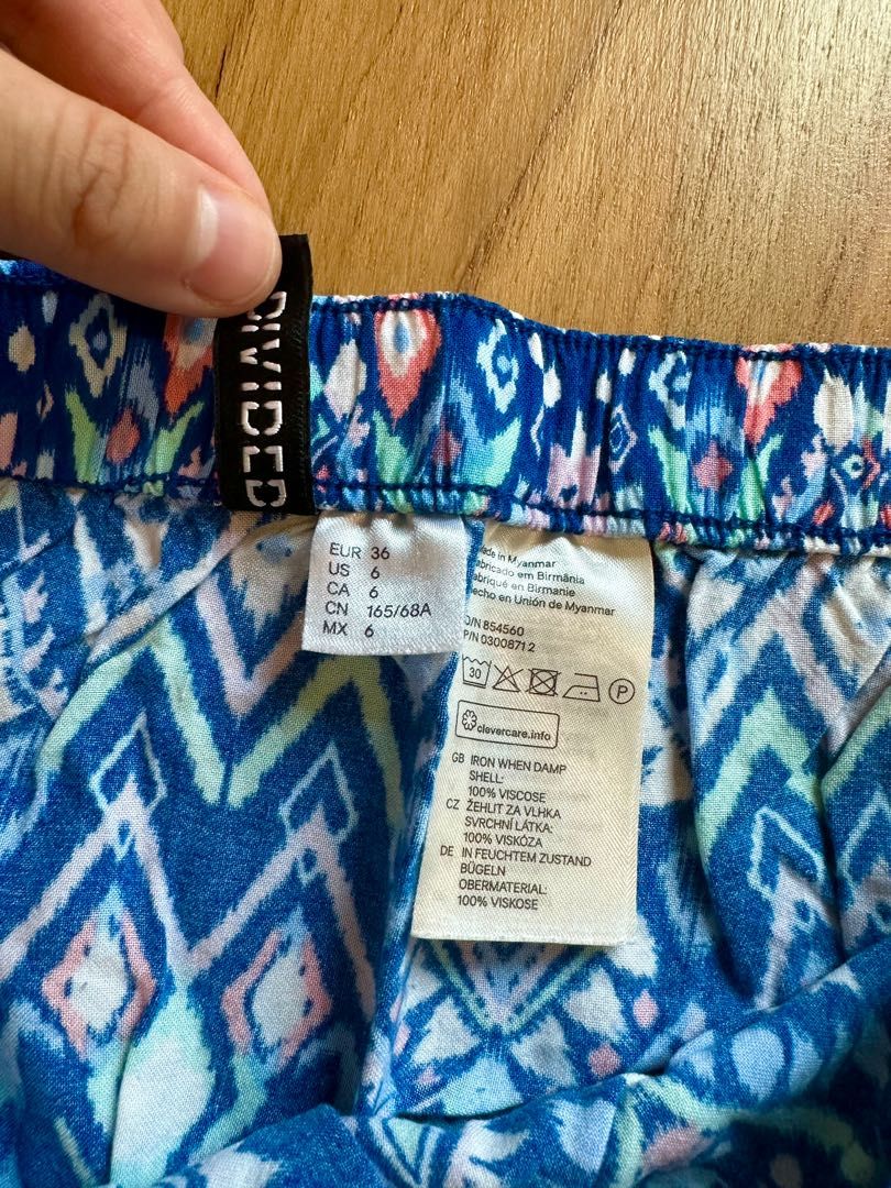 H&m patterned jersey skirt sales