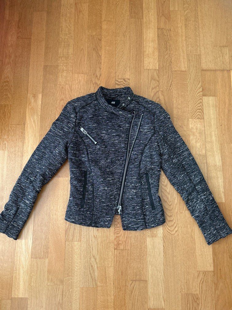 Tweed jacket hotsell womens h&m