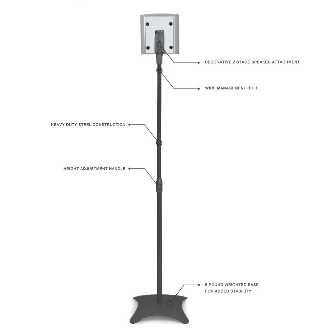 [iDS] Speaker Stand for satellite speaker, surround sound speaker, rear