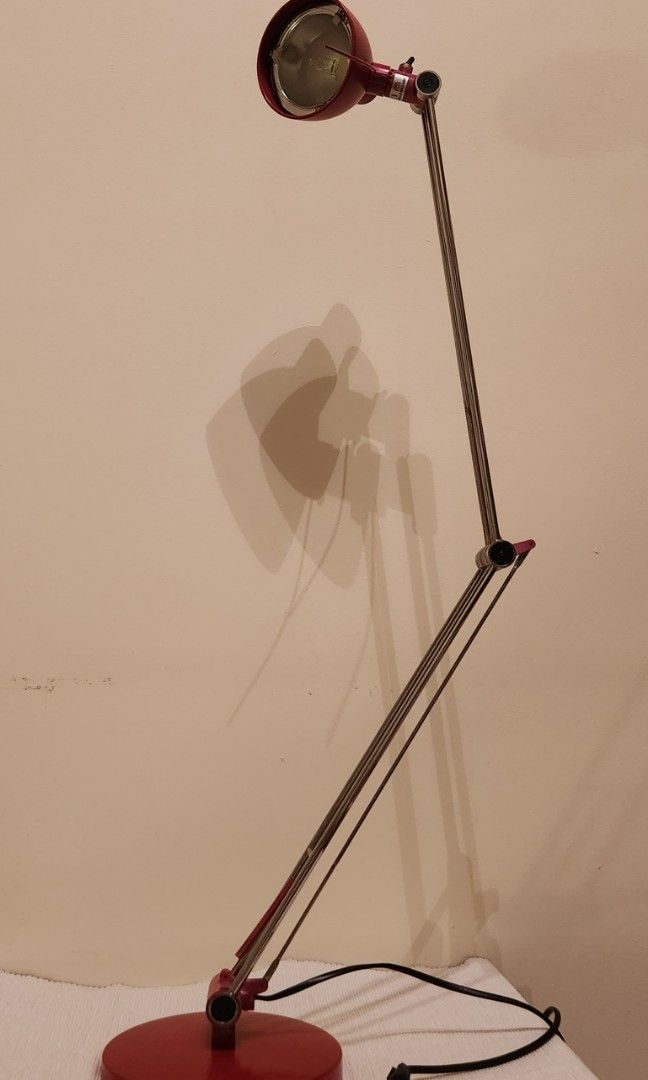 IKEA ANTIFONI work lamp (red), Furniture & Home Living, Lighting & Fans