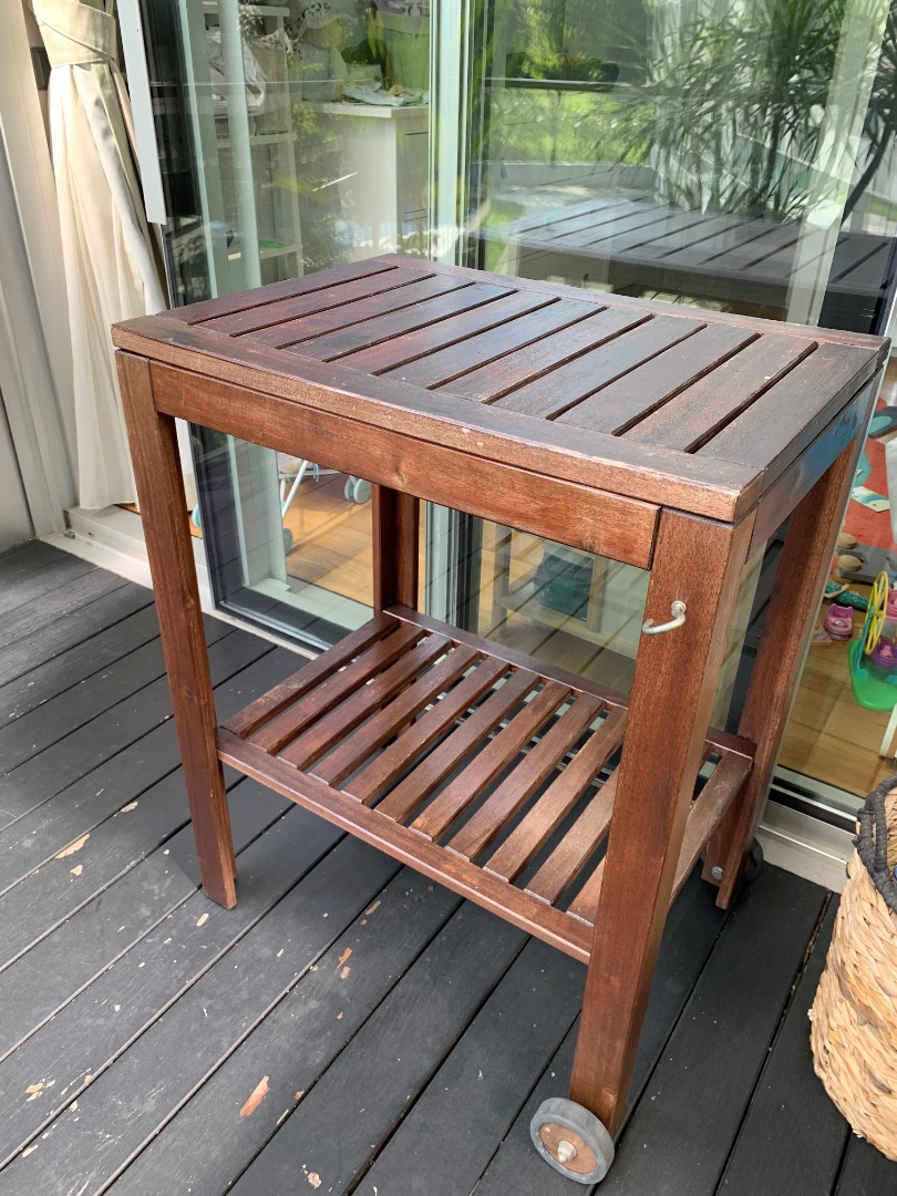 IKEA Barbecue Trolley, Furniture & Home Living, Outdoor Furniture on