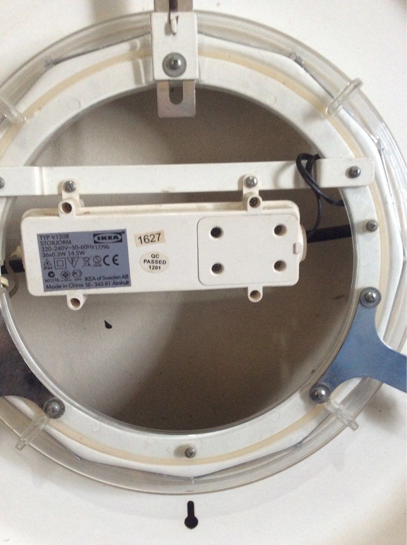 IKEA bathroom mirror led lights on Carousell