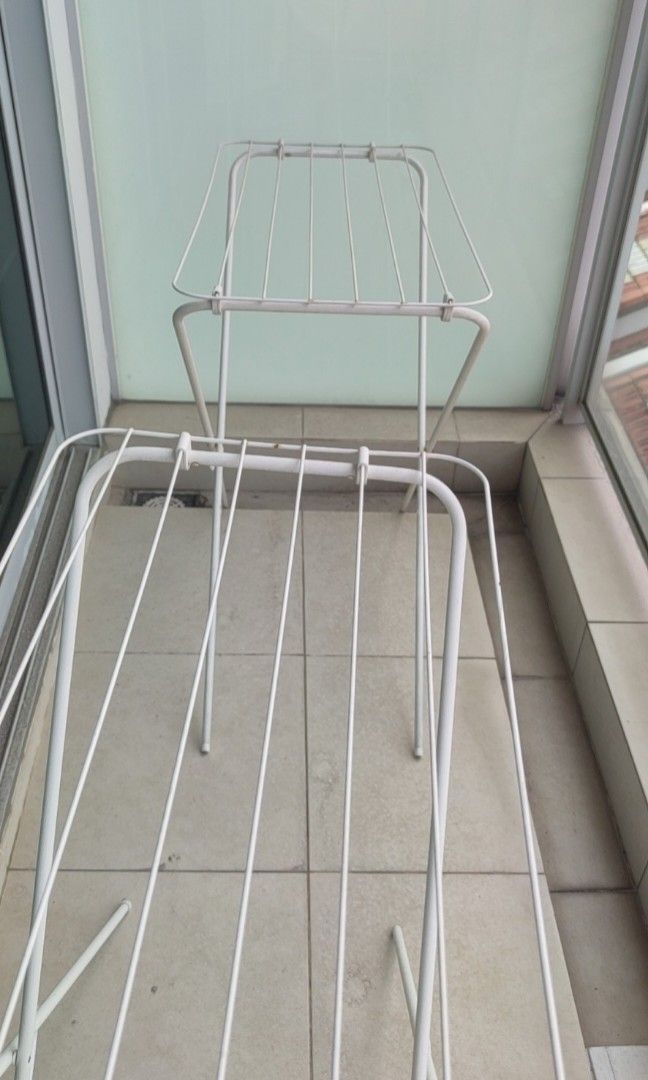 Ikea drying rack (2), Furniture & Home Living, Furniture, Shelves