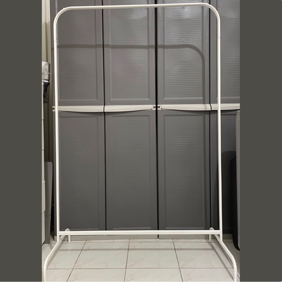 Ikea Mulig Clothes Rack Hanging Drying White on Carousell