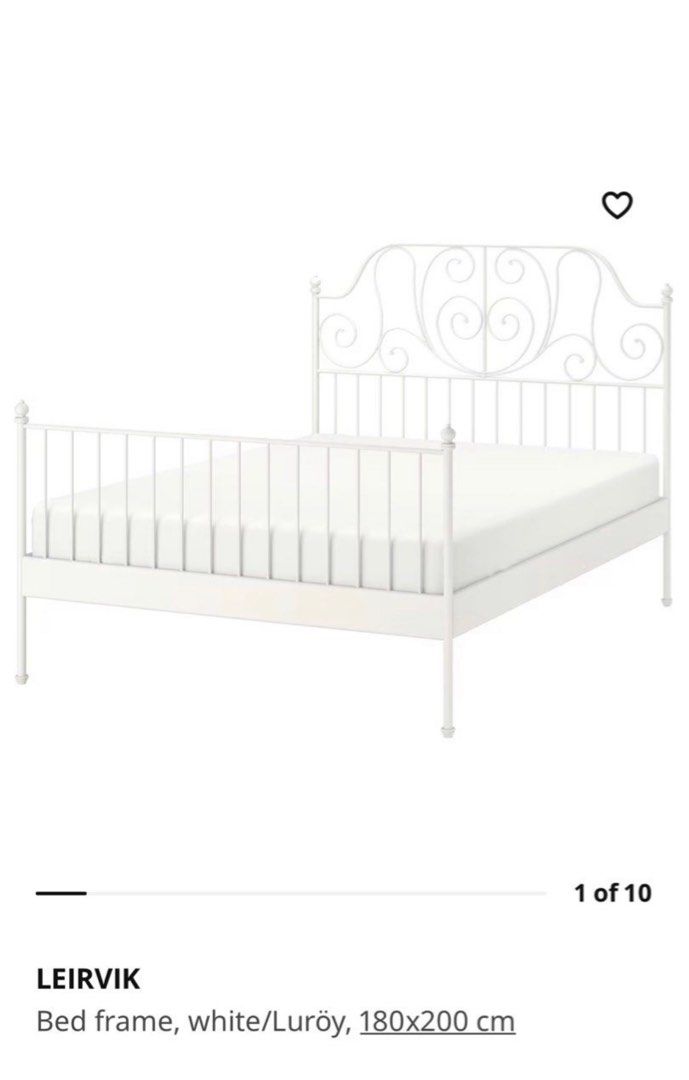 Ikea Queen Bed Frame, Furniture & Home Living, Furniture, Bed Frames