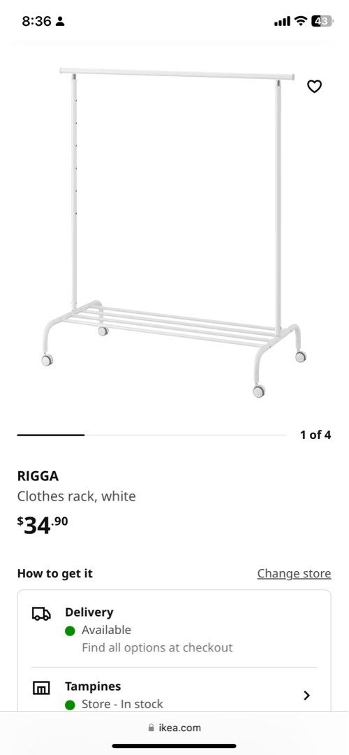Ikea rigga dimensions clearance