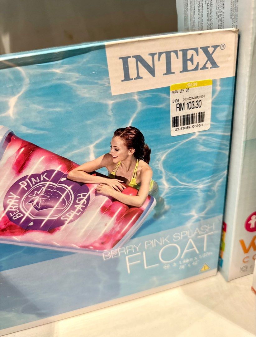 Intex berry best sale pink splash float