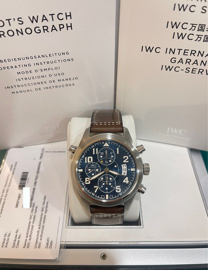 IWC PILOT S WATCH DOUBLE CHRONOGRAPH EDITION LE PETIT PRINCE IW371807