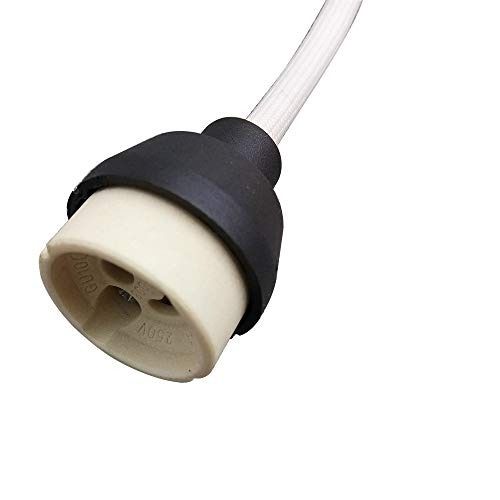 JaneYi (6 Pack) GU10 Lamp Holder Ceramic Base and Terminal Block/Bridge