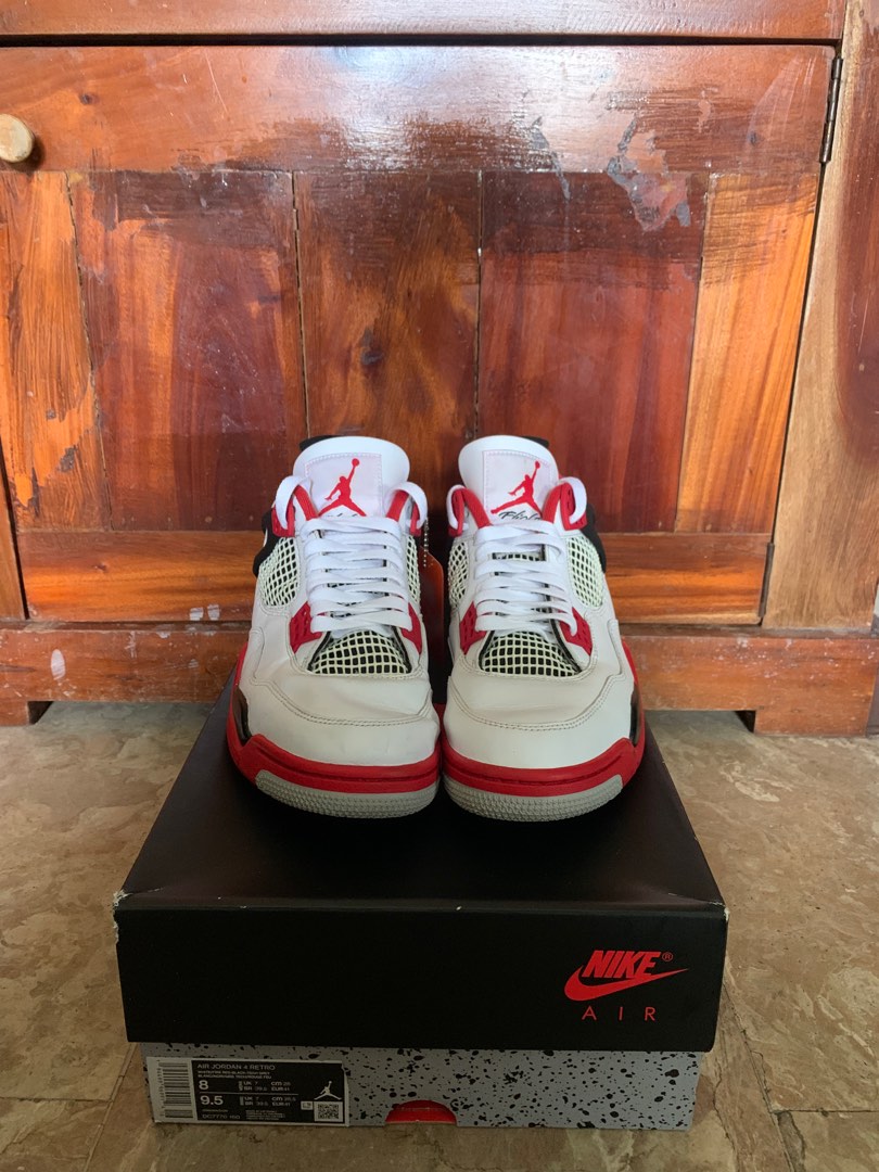 resell jordan 4 fire red