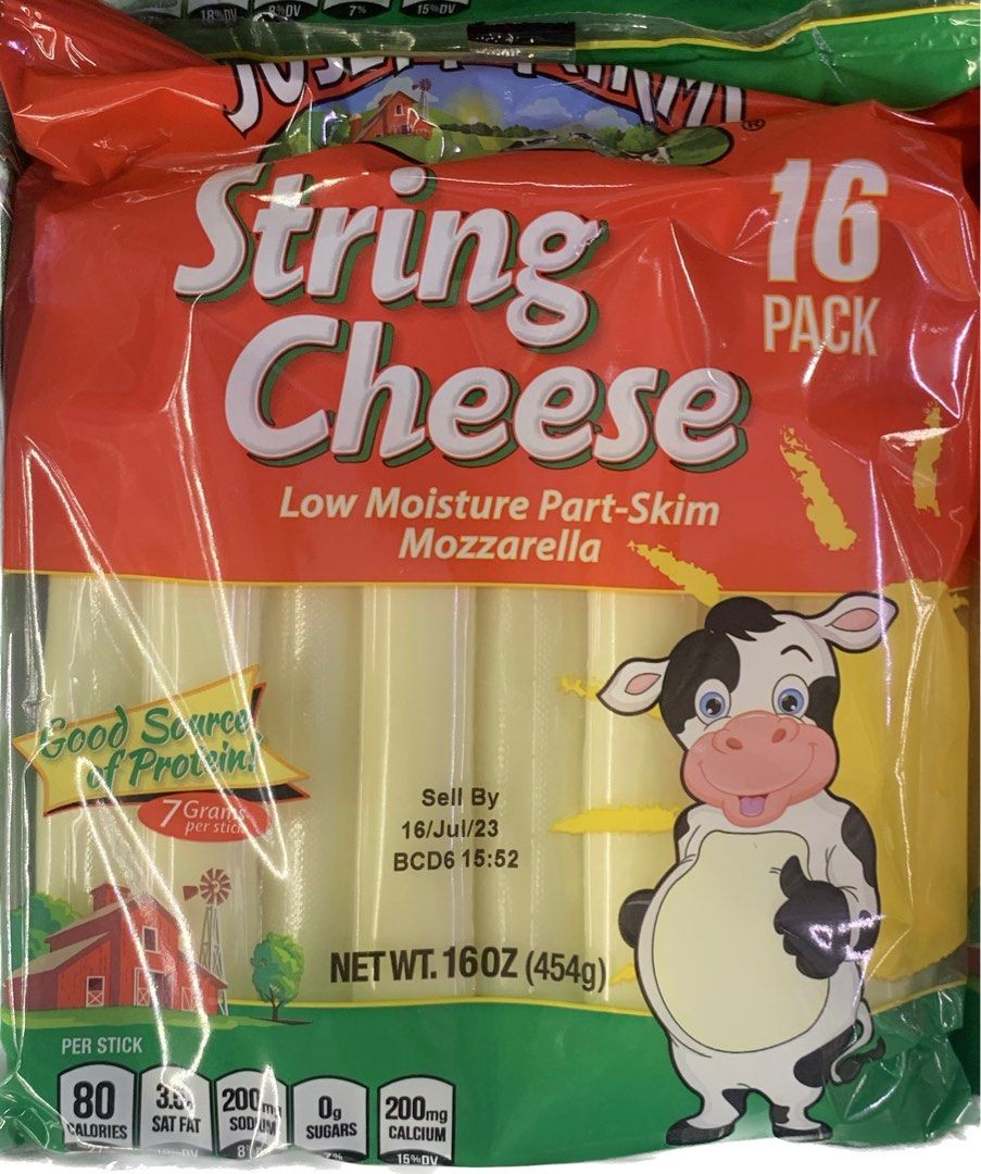 JOSEPH FARMS MOZZARELLA STRING CHEESE 16OZ on Carousell