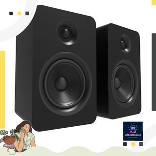 Kanto YU Passive 5.25" Passive Bookshelf Speakers with 1" Silk Dome Tweeter | External Amplifier Required | Pair | Matte Black