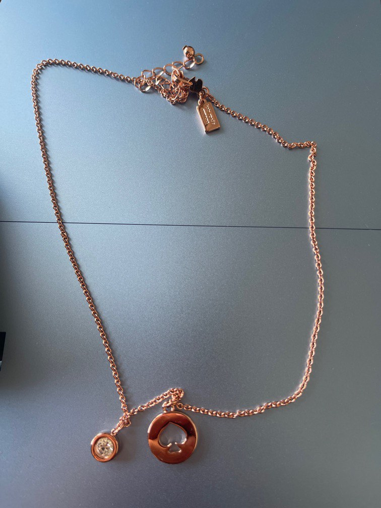 Kate Spade Rose gold necklace Women s Fashion Jewelry
