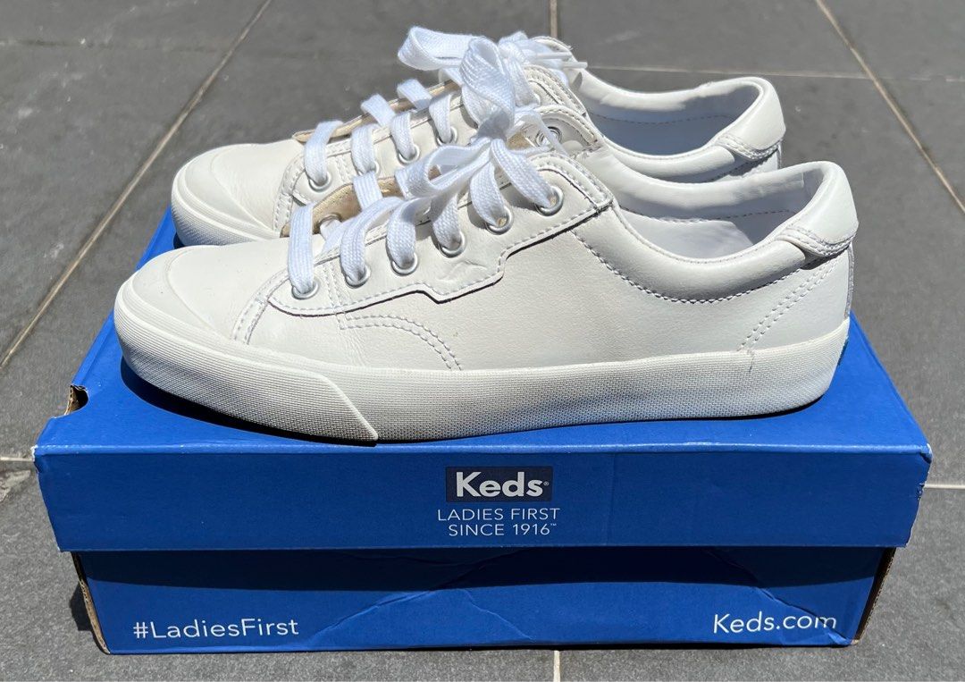 Keds womens sales leather sneakers