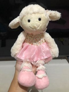 Keel Toys 12” Belle Rose Ballerina Lamb Plush