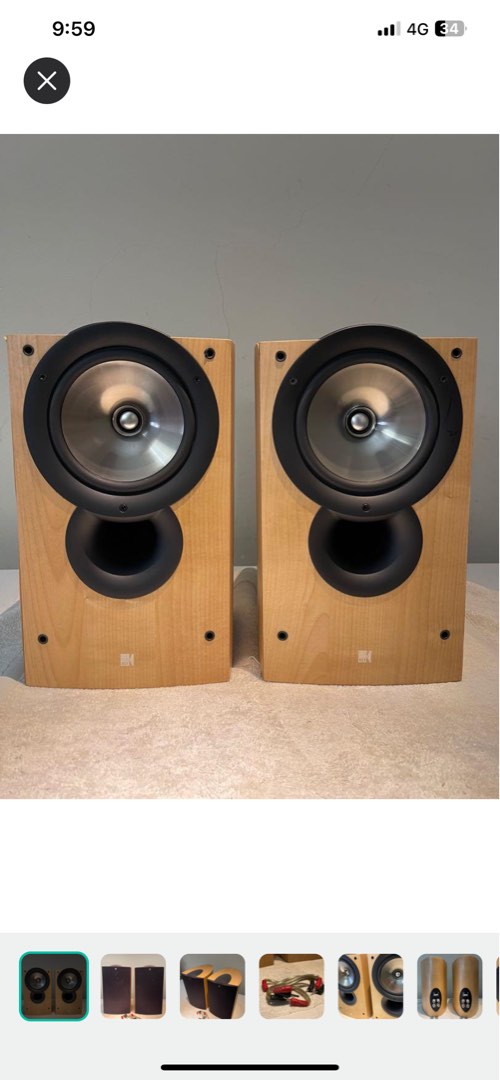 KEF iQ3 bookshelf speaker, Audio, Soundbars, Speakers & Amplifiers on