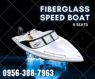 KP-F03 fiber glass speed boat 6 seats - brand new