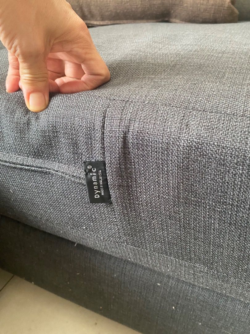 L Shape sofa (can change cover), Furniture & Home Living, Furniture, Sofas on Carousell