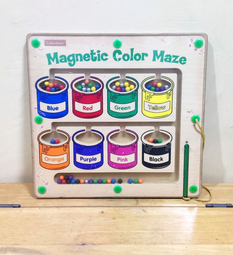 Lakeshore Wood Color Maze 14" Board Educational on Carousell