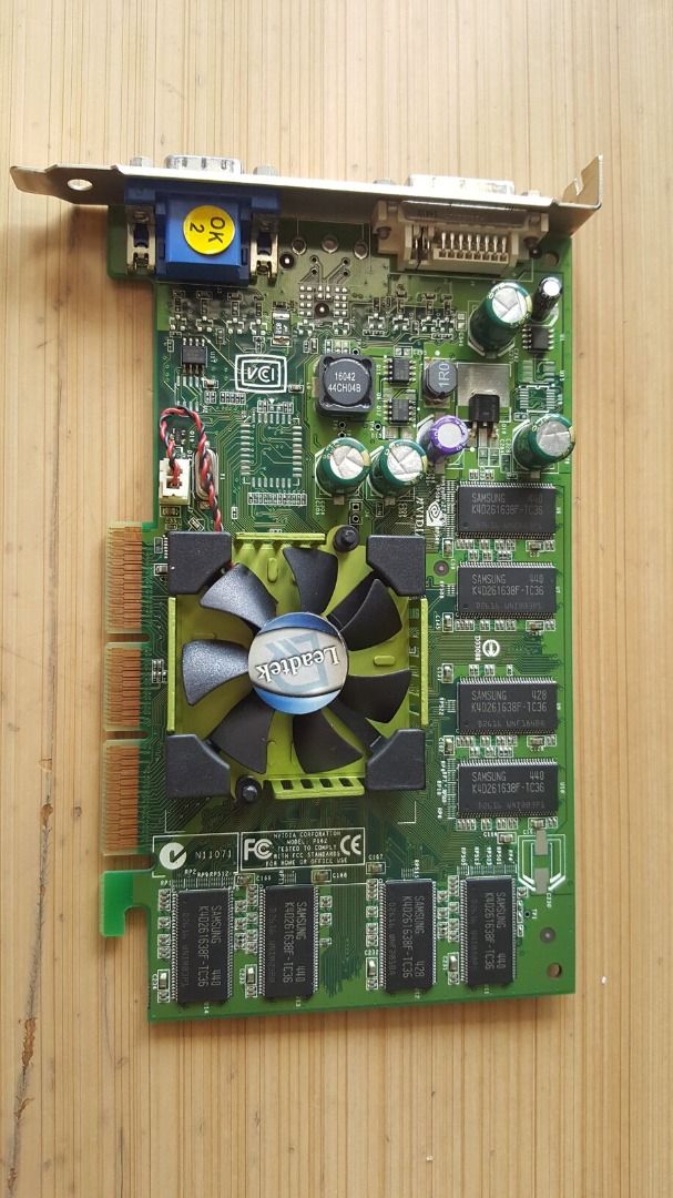 Leadtek Quadro FX500 128mb AGP 8x graphics Computers Tech