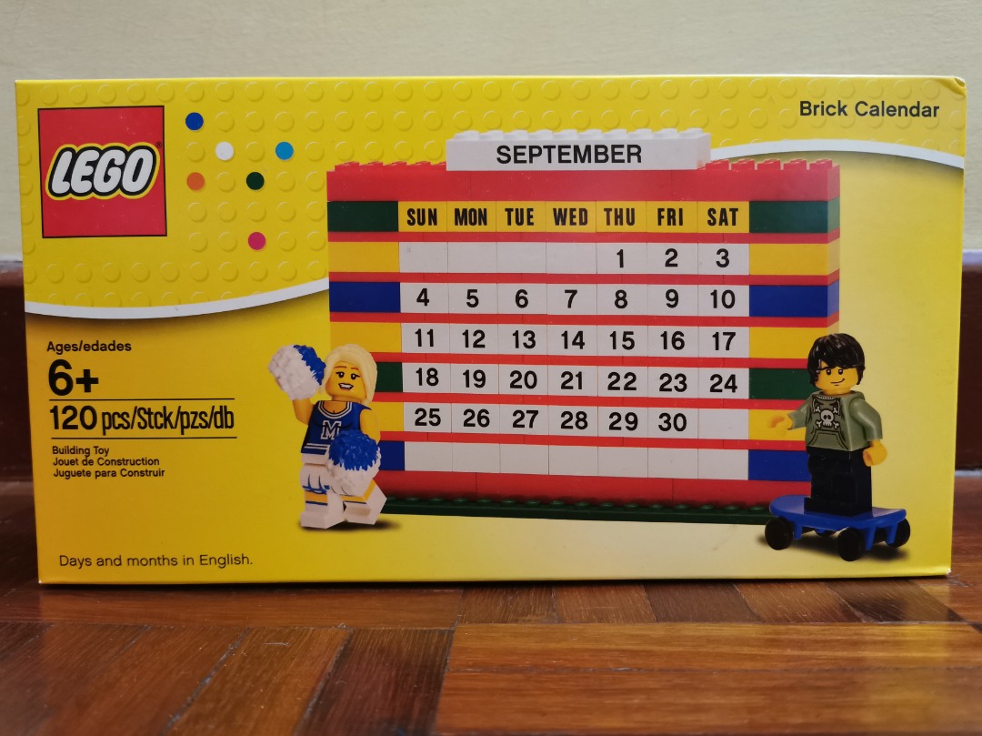 Lego block calendar 2025